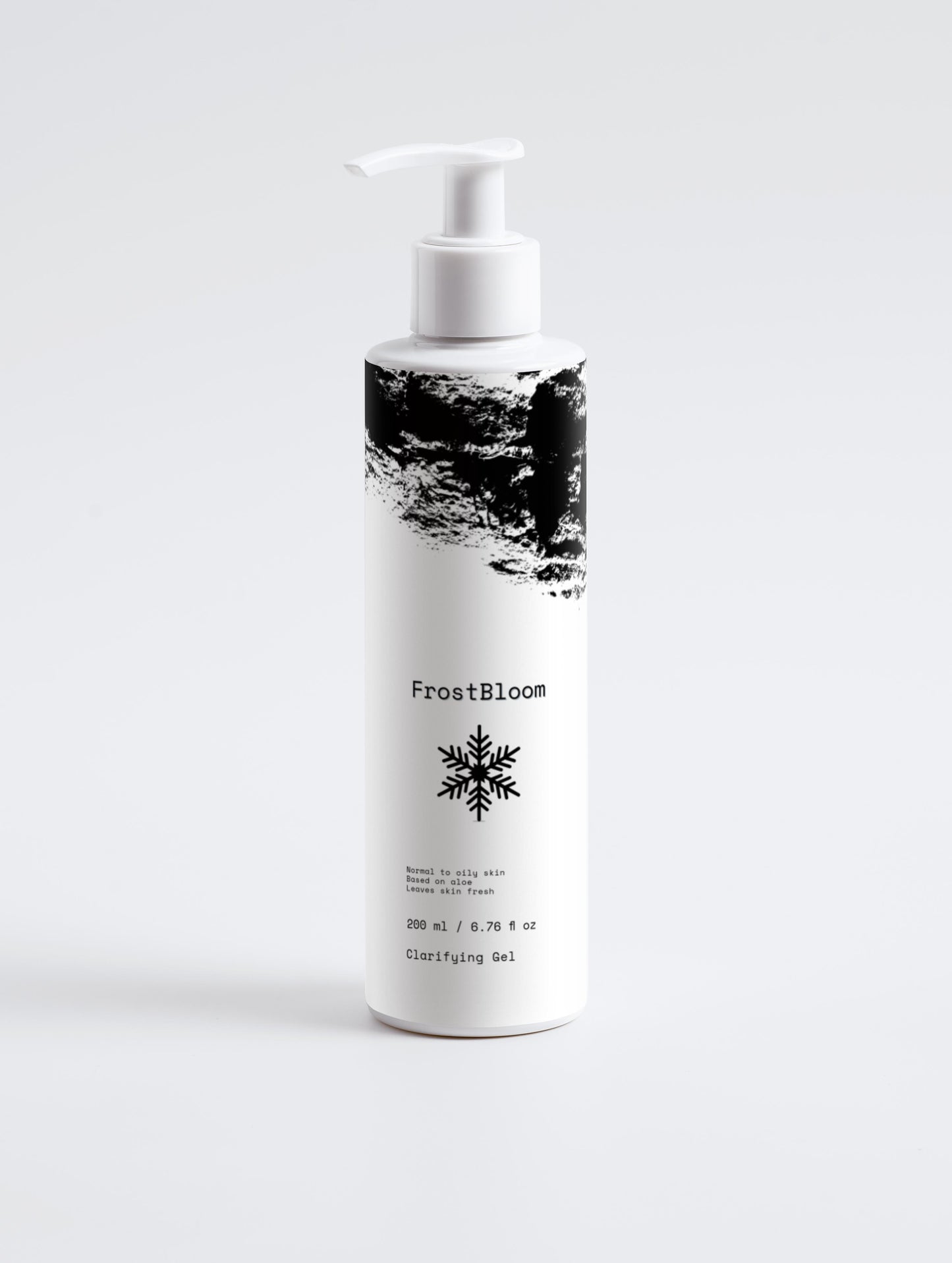 FrostBloom Clarifying Gel 200ml — COSMOS NATURAL certified gel cleanser for normal to oily skin